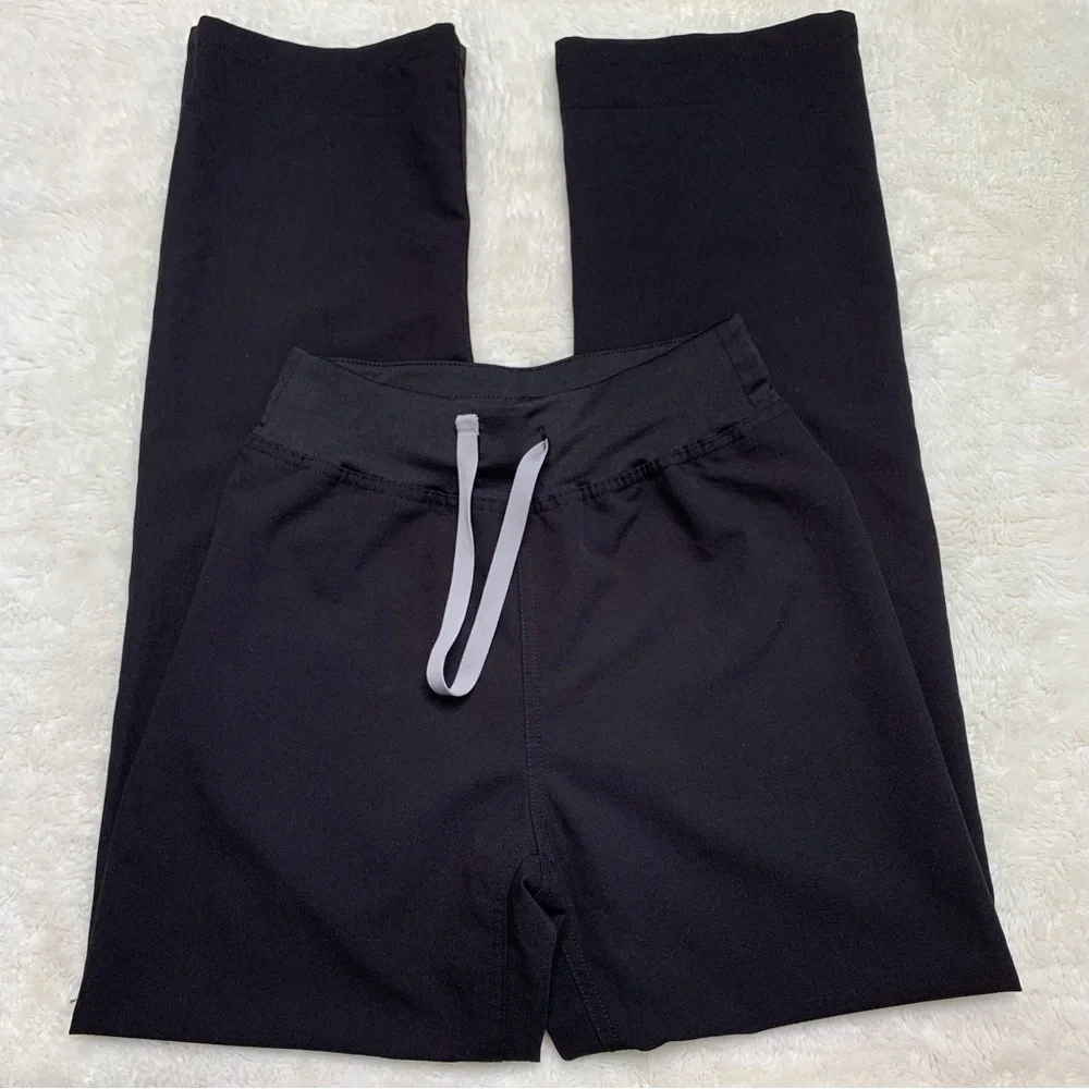 Figs Men's Figs Technical Livingston High Waist Black Scrub Pants Size XXS